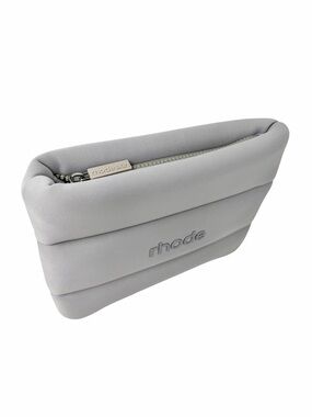 RHODE Light Gray Padded Cosmetic Pouch